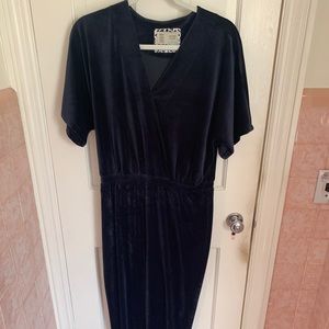 ANTHROPOLOGIE Saturday/Sunday Velvet Jumpsuit